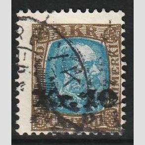 FRIMRKER ISLAND | 1926 - AFA 122 - Provisorier - 10 kr./2 kr. brun/blgrn - Stemplet