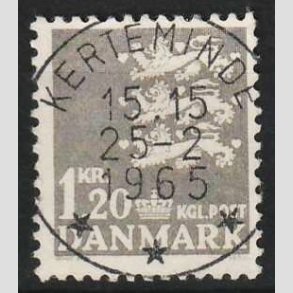 FRIMRKER DANMARK | 1962 - AFA 403 - Rigsvben 1,20 Kr. gr - Lux Stemplet Kerteminde