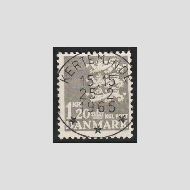 FRIMRKER DANMARK | 1962 - AFA 403 - Rigsvben 1,20 Kr. gr - Lux Stemplet Kerteminde
