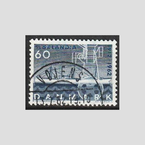 FRIMRKER DANMARK | 1962 - AFA 409 - Selandia - 60 re bl - Pragt Stemplet 