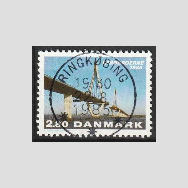 FRIMRKER DANMARK | 1985 - AFA 833 - Farbroerne - 2,80 Kr. flerfarvet - Pragt Stemplet Ringkbing
