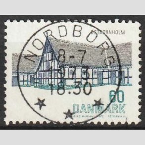 FRIM�RKER DANMARK | 1972 - AFA 539 - Dansk bygningskunst - 60 �re - Pragt Stemplet Nordborg