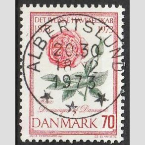 FRIM�RKER DANMARK | 1973 - AFA 546 - Jydske Haveselskab 100 �r - 70 �re - Pragt Stemplet 