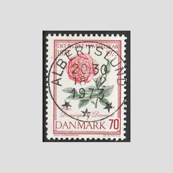 FRIMRKER DANMARK | 1973 - AFA 546 - Jydske Haveselskab 100 r - 70 re - Pragt Stemplet 