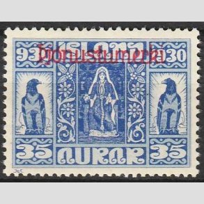 FRIMRKER ISLAND | 1930 - AFA 52 - Alting overtryk 