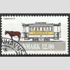 FRIM�RKER DANMARK | 1994 - AFA 1073 - Sporvogne - 12,00 Kr. flerfarvet - P�nt Stemplet