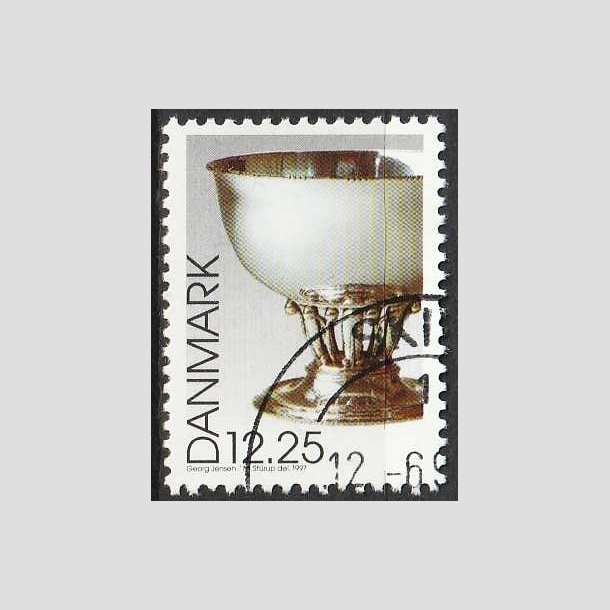 FRIMRKER DANMARK | 1997 - AFA 1163 - Dansk design - 12,25 Kr. Georg Jensen slvskl - Pnt stemplet