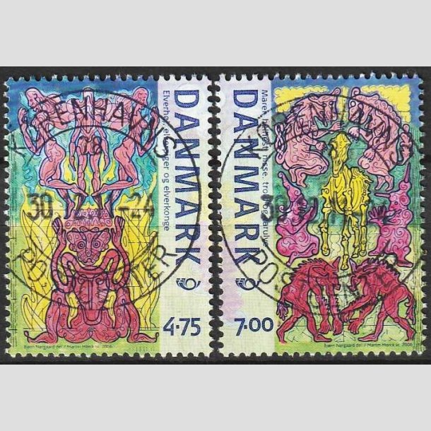 FRIMRKER DANMARK | 2006 - AFA 1460,1461 - Mystiske vsener - 4,75 + 7,00 Kr. - Pragt Stemplet