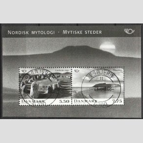 FRIM�RKER DANMARK | 2008 - AFA 1538 - Nordisk mytologi 3. - Miniark 13,25 Kr. - Lux Stemplet Esbjerg