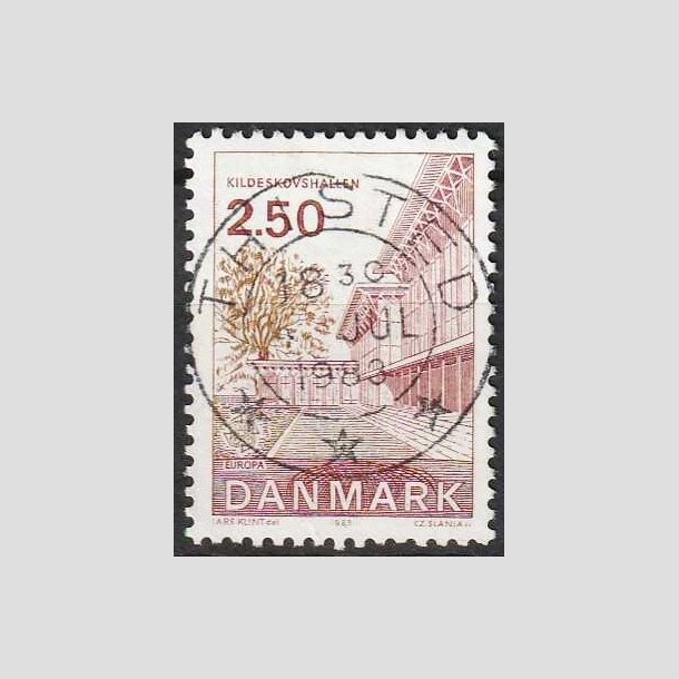 FRIMRKER DANMARK | 1983 - AFA 778 - EU Bygningskunst - 2,50 Kr. rd/rdbrun - Pragt Stemplet
