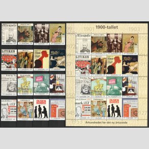 FRIMRKER DANMARK | 2000 - AFA 1235-1270 - 1900-tallet serien komplet - incl. mimiark - Postfrisk