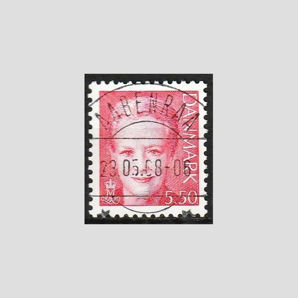 FRIMRKER DANMARK | 2008 - AFA 1522 - Dronning Margrethe II - 5,50 Kr. rd - Lux Stemplet Aabenraa