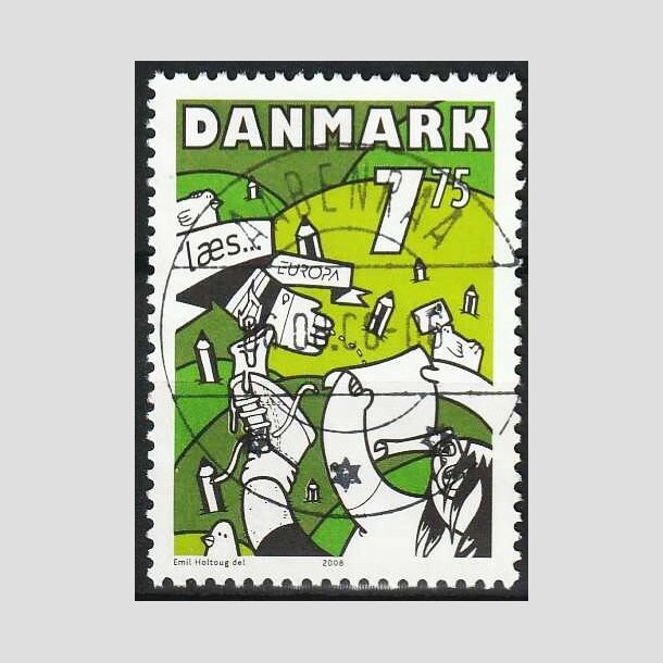 FRIMRKER DANMARK | 2008 - AFA 1547 - Europamrke - 7,75 Kr. flerfarvet - Lux Stemplet 