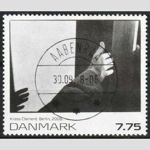 FRIMRKER DANMARK | 2008 - AFA 1555 - Frimrkekunst 11. - 7,75 Kr. flerfarvet - Lux Stemplet 