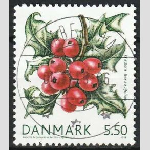 FRIM�RKER DANMARK | 2008 - AFA 1556 - Vinterb�r - 5,50 Kr. kvisttorn - Lux Stemplet