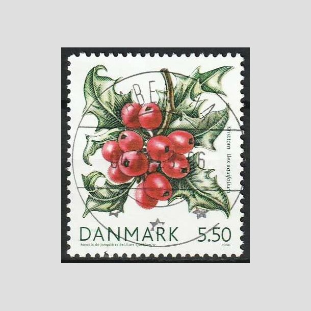 FRIMRKER DANMARK | 2008 - AFA 1556 - Vinterbr - 5,50 Kr. kvisttorn - Lux Stemplet