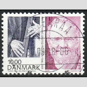 FRIM�RKER DANMARK | 2008 - AFA 1553 - Store danskere 2. - 10,00 Kr. NH. �. Pedersen -  Lux Stemplet