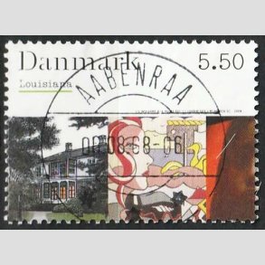 FRIM�RKER DANMARK | 2008 - AFA 1539 - Kunstmuseet Louisiana - 5,50 Kr. - Pragtm�rke