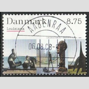 FRIM�RKER DANMARK | 2008 - AFA 1541 - Kunstmuseet Louisiana - 8,75 Kr. - Lux Stemplet 