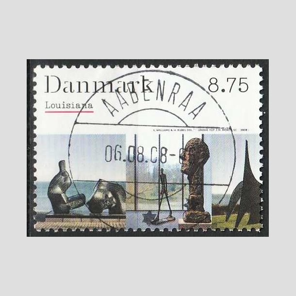 FRIMRKER DANMARK | 2008 - AFA 1541 - Kunstmuseet Louisiana - 8,75 Kr. - Lux Stemplet 