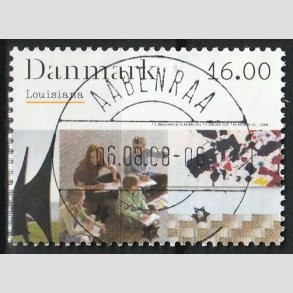 FRIMRKER DANMARK | 2008 - AFA 1542 - Kunstmuseet Louisiana - 16,00 Kr. - Pragtmrke