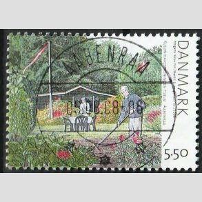 FRIM�RKER DANMARK | 2008 - AFA 1548 - Kolonihaver - 5,50 Kr. flerfarvet - Lux Stemplet 