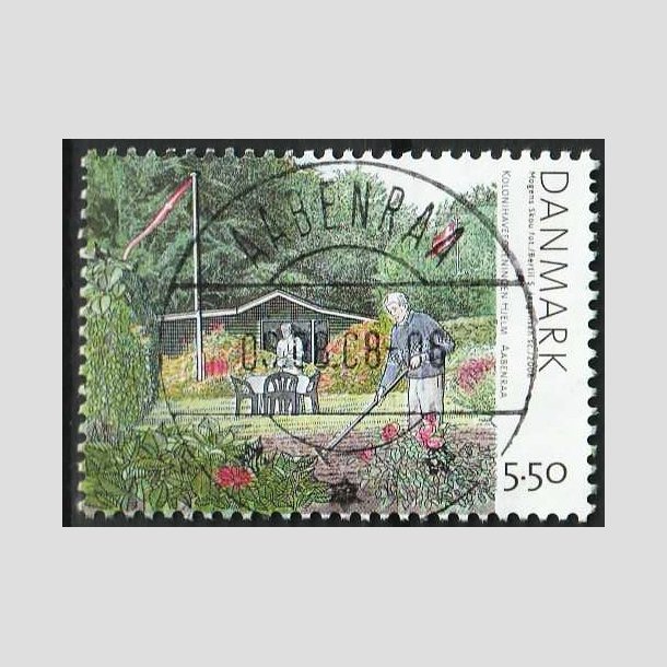FRIMRKER DANMARK | 2008 - AFA 1548 - Kolonihaver - 5,50 Kr. flerfarvet - Lux Stemplet 