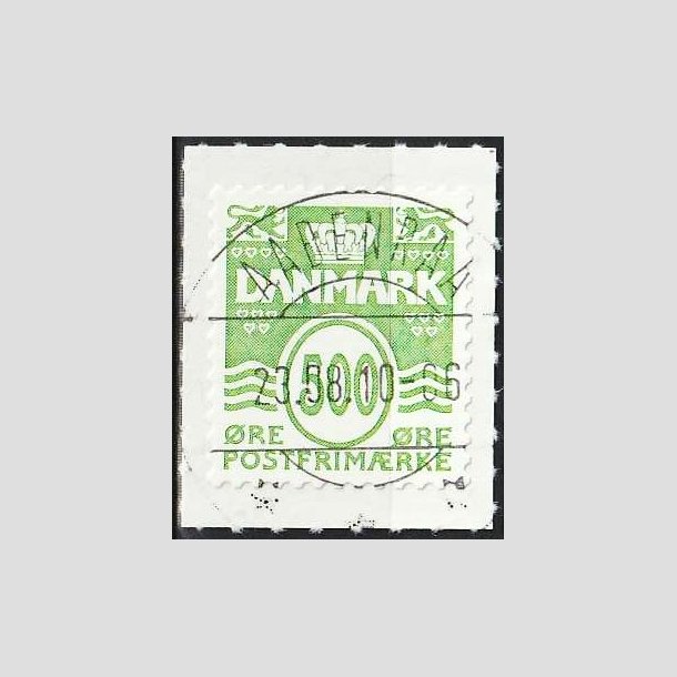 FRIMRKER DANMARK | 2008 - AFA 1530E - Blgelinie - 500 re lys grn - Pragt Stemplet