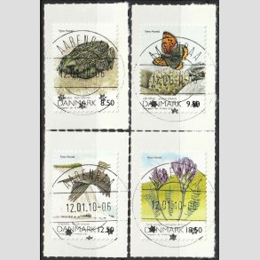 FRIMRKER DANMARK | 2010 - AFA 1600E-03E - Danmarks natur - Komplet st - Lux Stemplet