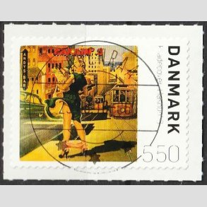 FRIMRKER DANMARK | 2010 - AFA 1619E - Pladecover Gasolin 3. - 5,50 Kr. flerfarvet - Lux Stemplet
