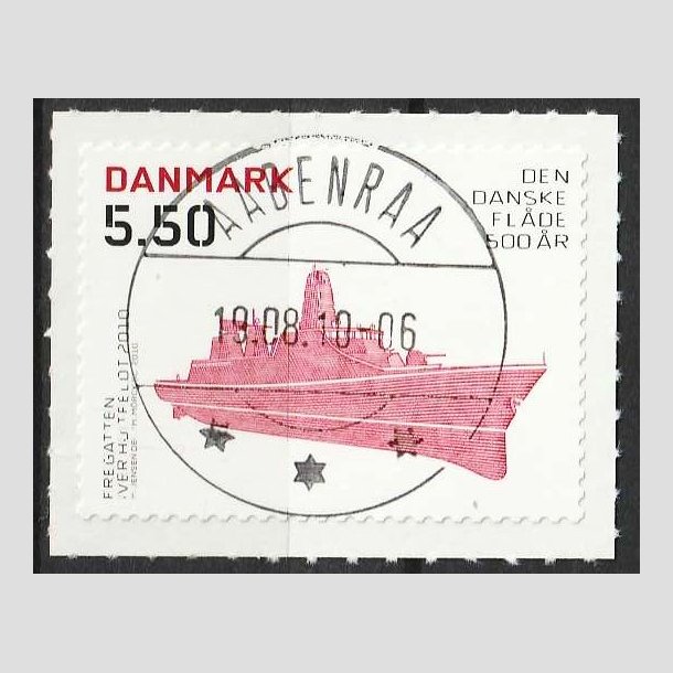 FRIMRKER DANMARK | 2010 - AFA 1620E - Den Danske flde 500 r - 5,50 Kr. - Lux Stemplet 