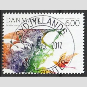 FRIM�RKER DANMARK | 2012 - AFA 1712a - H.C. Andersens eventyr - 6,00 Kr. - Pragt Stemplet