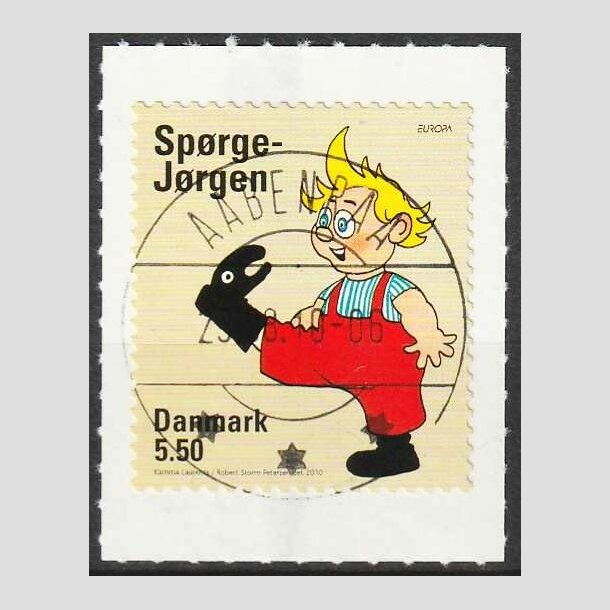 FRIMRKER DANMARK | 2010 - AFA 1628E - Brnebger - 5,50 Kr. Sprge-Jrgen - Lux Stemplet