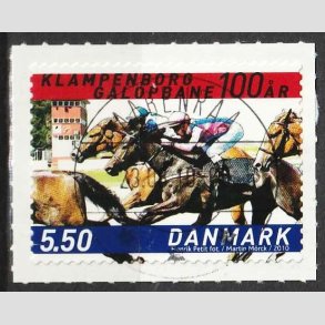 FRIMRKER DANMARK | 2010 - AFA 1626E - Klampenborg Galopbane 100 r. - 5,50 Kr. - Lux Stemplet