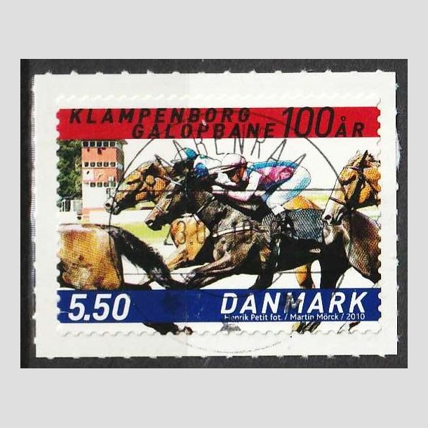 FRIMRKER DANMARK | 2010 - AFA 1626E - Klampenborg Galopbane 100 r. - 5,50 Kr. - Lux Stemplet