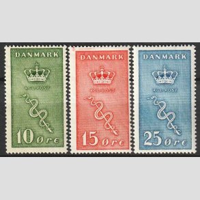 FRIM�RKER DANMARK | 1929 - AFA 178,179,180 - Kr�ftfrim�rker i komplet s�t - Ubrugt