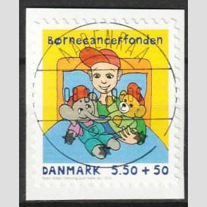 FRIMRKER DANMARK | 2010 - AFA 1605Ea - Brnecanserfonden - 5,50 + 0,50 Kr. - Lux Stemplet