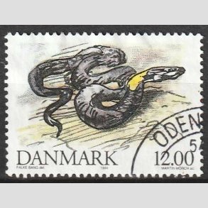 FRIM�RKER DANMARK | 1994 - AFA 1080 - Truede danske dyr - 12,00 Kr. snog - P�nt Stemplet