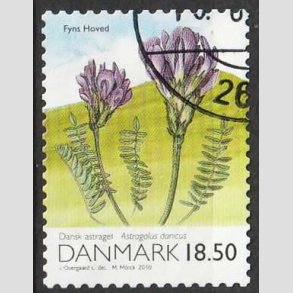 FRIMRKER DANMARK | 2010 - AFA 1603 - Danmarks natur - 18,50 Kr. flerfarvet - Pnt Stemplet 