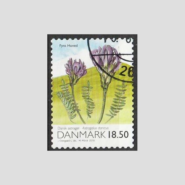 FRIMRKER DANMARK | 2010 - AFA 1603 - Danmarks natur - 18,50 Kr. flerfarvet - Pnt Stemplet 