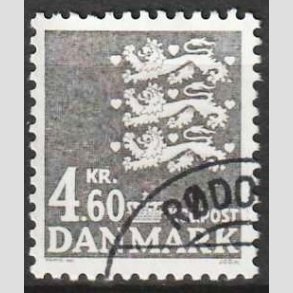 FRIMRKER DANMARK | 1988 - AFA 899 - Rigsvben - 4,60 Kr. gr - Hjrne Stemplet 