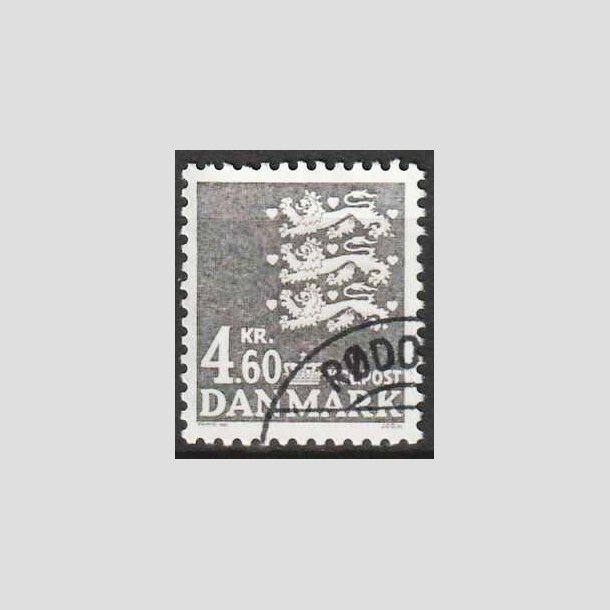 FRIMRKER DANMARK | 1988 - AFA 899 - Rigsvben - 4,60 Kr. gr - Hjrne Stemplet 