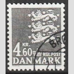 FRIMRKER DANMARK | 1988 - AFA 899 - Rigsvben - 4,60 Kr. gr - Hjrne Stemplet 