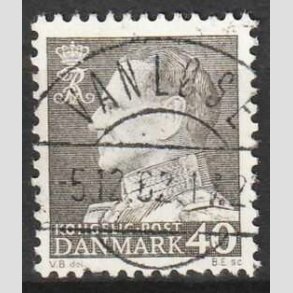 FRIMRKER DANMARK | 1961-62 - AFA 396 - Fr. IX 40 re gr - Pragt Stemplet Vanlse