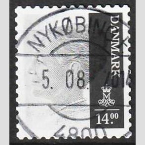FRIMRKER DANMARK | 2012 - AFA 1688 - Dronning Margrethe II - 14,00 Kr. gr - Pragt Stemplet
