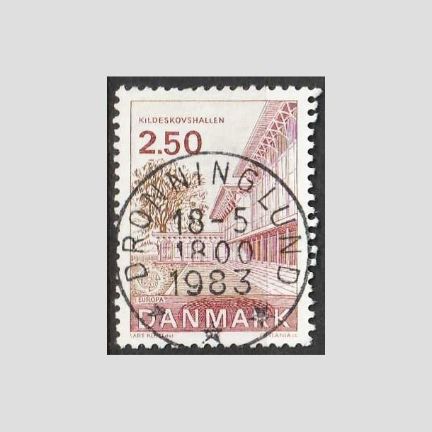 FRIMRKER DANMARK | 1983 - AFA 778 - EU Bygningskunst - 2,50 Kr. rd/rdbrun - Pragt Stemplet 
