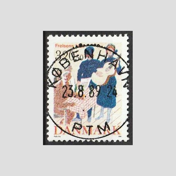 FRIMRKER DANMARK | 1989 - AFA 933 - Frelsens Hr - 3,20 Kr. + 50 re flerfarvet - Pragt Stemplet