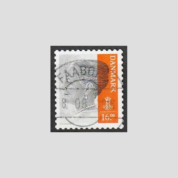 FRIMRKER DANMARK | 2015 - AFA 1840 - Dronning Margrethe II - 16,00 Kr. - Lux Stemplet Faaborg