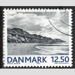 FRIM�RKER DANMARK | 2002 - AFA 1318 - Landskabsbilleder - 12,50 Kr. Thy - P�nt Stemplet