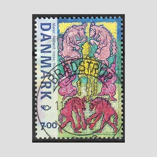 FRIMRKER DANMARK | 2006 - AFA 1461 - Mystiske vsener - 7,00 Kr. - Pragt Stemplet Brdstrup